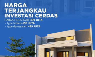 Hunian eksklusif di kawasan Sako, hanya 60 detik ke Jalan Utama Jl. Siaran. Dekat masjid,sekolah Islam, dan lingkungan yang tenang dan nyaman