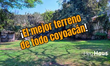 TERRENO EN VENTA EN SANTA CATARIANA, COYOACÁN