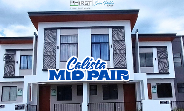 2BR 1T&B Townhouse For Sale, Phirst Park Homes, San Pablo Laguna