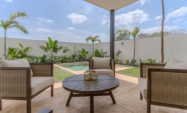 Casa en venta UNA PLANTA en privada residencial al norte de Mérida