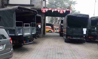 Dijual Hotel Di Jalan Raya Puncak Pass Dengan Tingkat Occupancy Tinggi dan View Pegunungan, Kebun Teh
