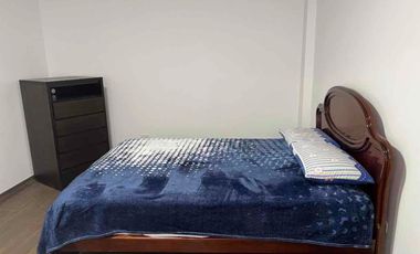 RENTA DEPARTAMENTO AMOBLADO 2 HABITACIONES, SECTOR ANTIGUO AEROPUERTO QUITO