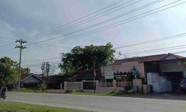 Tanah pinggir jalan raya di desa ketanggungan kec ketanggungan kab brebes