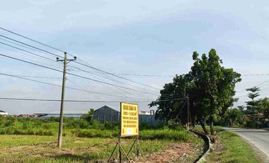 Tanah pinggir jalan raya di desa ketanggungan kec ketanggungan kab brebes