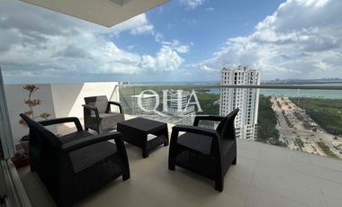 Departamento amueblado en renta Cancún