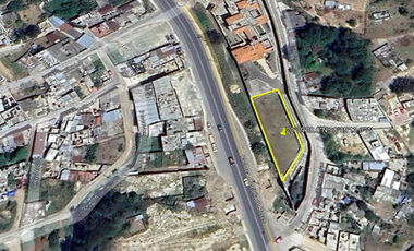 TERRENO EN RENTA EN ZACUALTIPAN A PIE DE CARRETERA