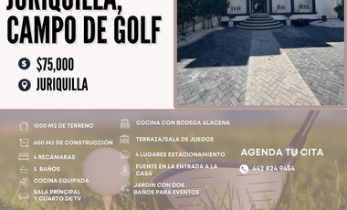 Casa Juriquilla en Campo de Golf