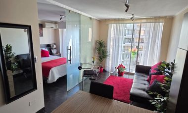 En venta Impecable departamento 1D 1B en Santiago - excelente conectividad, espacios comunes seguridad 24/7