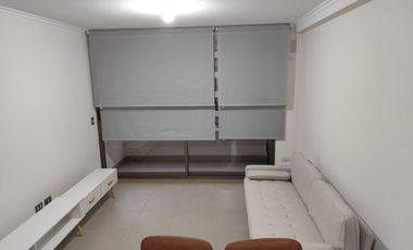 Arriendo departamento nuevo amoblado $650.000, gastos comunes incluidos, se admiten mascotas.