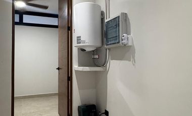 Townhouse de 3 recámaras, equipada, con alberca privada, en Temozon.