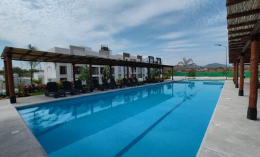 Departamento nuevo planta baja de 3 recámaras con alberca | Santa Fe, Xochitepec