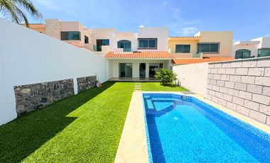 Casa nueva con alberca y jardin privado de 4 recámaras