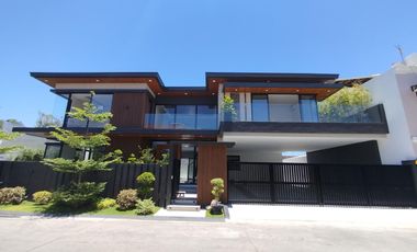 w/Pool House and Lot for Sale in BF Homes Village Paranaque Modern Elegant Finish- JB