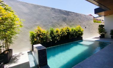 w/Pool House and Lot for Sale in BF Homes Village Paranaque Modern Elegant Finish- JB