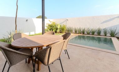 Casa en venta ENTREGA INMEDIATA 3 recámaras en privada en Mérida