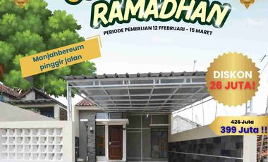 Dijual Rumah Siap Huni Bandung Timur Samping Jalan Desa