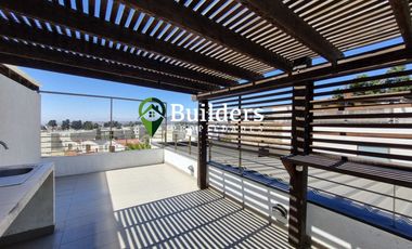 En venta amplio departamento con terraza privada en Lomas de Montemar, Concón