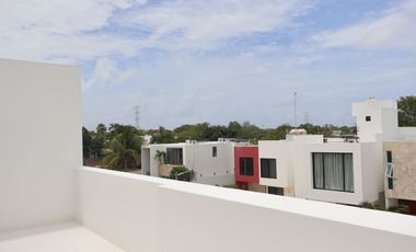 Casa en renta sin amueblar en residencial el encuentro, Playa del Carmen Q. Roo. roo