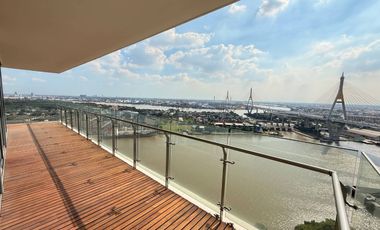 The Pano Rama 3: River and bridge view, romantic and beautiful, large corner room, fully furnished.