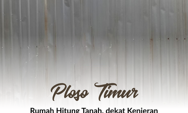 Kavling Ploso Timur, Strategis, bisa di bangun perumahan