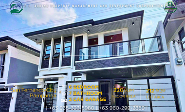 Fully Furnished 6-Bedroom 2-Storey House for Rent or Sale in Telabastagan, San Fernando Pampanga