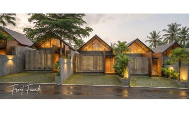 Dijual villa river view dan view sawah abadi dalam komplek Greenlot