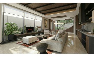 Dijual villa river view dan view sawah abadi dalam komplek Greenlot