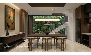 Dijual villa river view dan view sawah abadi dalam komplek Greenlot