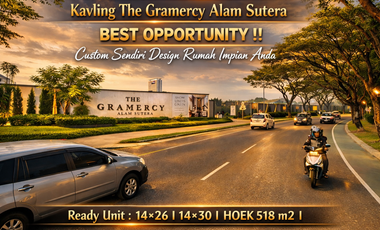 Bangun Rumah Mewah Impian di The Gramercy Alam Sutera — Kavling Premium Terakhir!