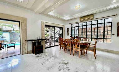 Fully Furnished 4 Bedroom House with Swimming Pool in Greenwoods Executive Village Pasig City for Lease