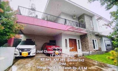 Dijual Rumah Cantik 2 lantai di Cluster Bukit Nirwana Permai 2 Makassar