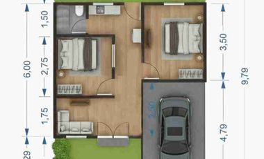 Rumah Minimalis ekonomis, Harga mulai 600 jutaan, di Antasura, Denpasar Utara