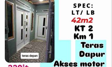JUAL MURAH RUMAH DI GANG TENGAH KOTA