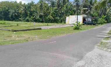 Tanah SHM 4000m2 di tepi Jalan Aspal, cocok untuk Gudang atau Usaha