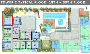 2BR Unit + 1 Parking in Solstice Tower, Circuit Makati