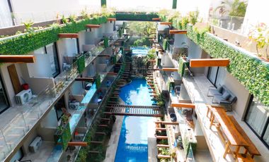 Penthouse en renta amueblado Menesse condos en Tulum Q. Roo