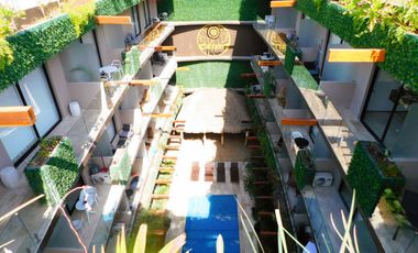 Penthouse en renta amueblado Menesse condos en Tulum Q. Roo