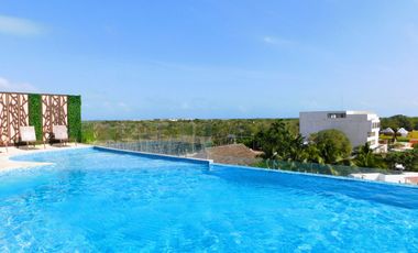 Penthouse en renta amueblado Menesse condos en Tulum Q. Roo