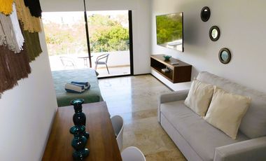 Penthouse en renta amueblado Menesse condos en Tulum Q. Roo
