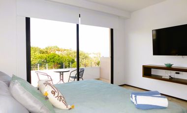 Penthouse en renta amueblado Menesse condos en Tulum Q. Roo