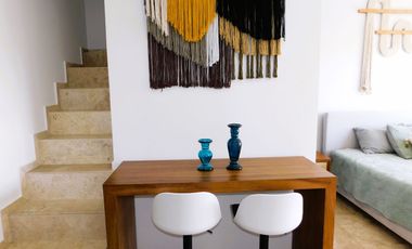 Penthouse en renta amueblado Menesse condos en Tulum Q. Roo