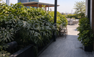 Estupendo loft amueblado en lCON Roma, con balcón.