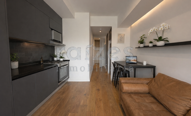 Estupendo loft amueblado en lCON Roma, con balcón.