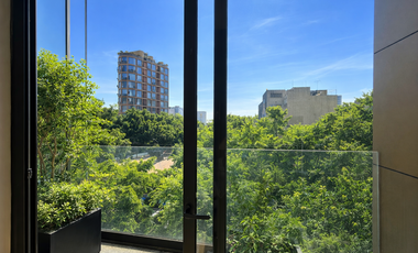 Estupendo loft amueblado en lCON Roma, con balcón.
