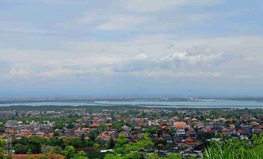Di jual tanah murah di bawah pasaran Jimbaran view bandara tol laut sangat cocok untuk bangun villa komplex