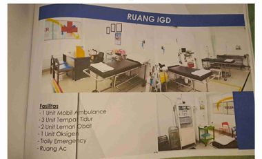 Jual super murah RSIA di Tambora, Jakbar ( Dekat Jembatan V)