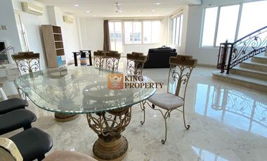 Panoraman laut! Super luas unit Langka  Disewakan Penthouse siap huni Apartemen Mitra Bahari