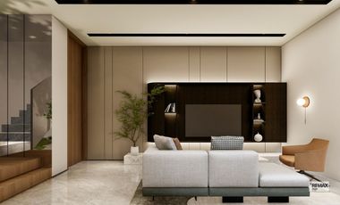 Villa 3 Bedroom Modern Minimalist Design For Rent In Denpasar