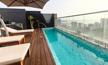 Departamento Amoblado en Alquiler con 2 Terrazas – Barranco