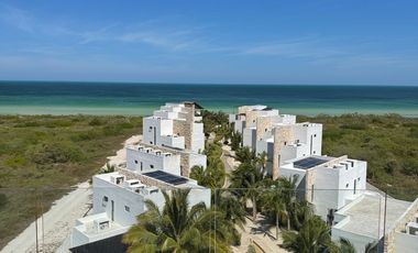 Departamento frente al mar 4 recámaras en Telchac Puerto Yucatán